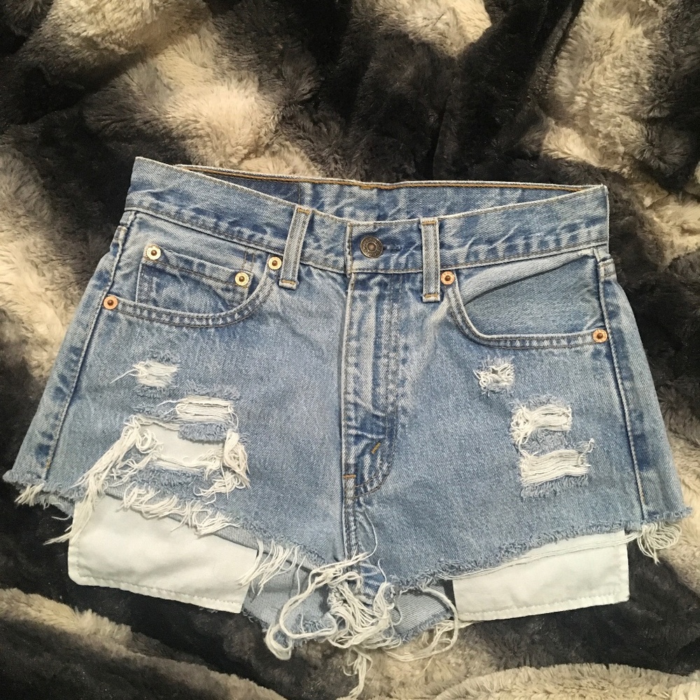 Levi’s High Waisted Jean Shorts